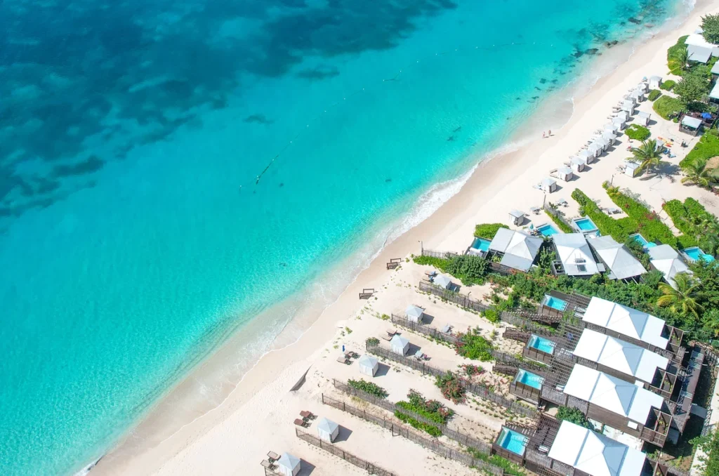11 Keyonna Beach Beachfront Sanctuary Pool Cottage aerial