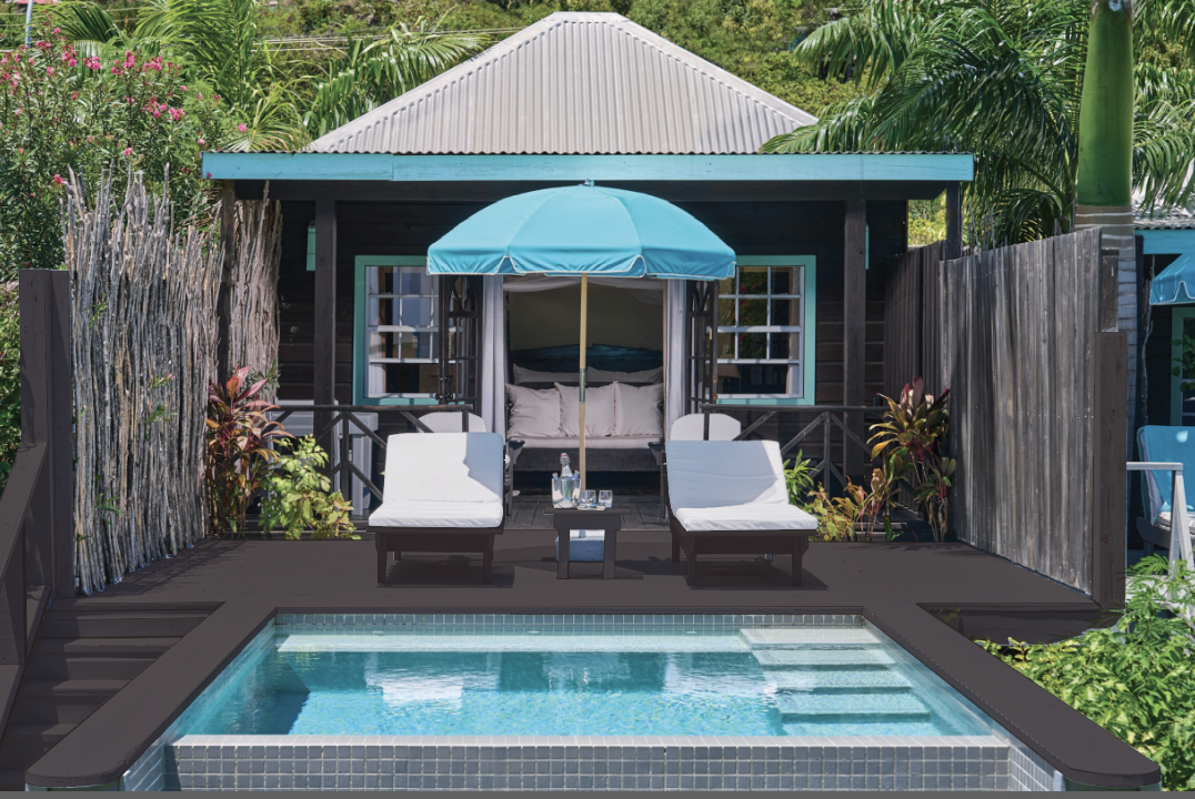 Keyonna Beach Plunge Pool Cottage View 4