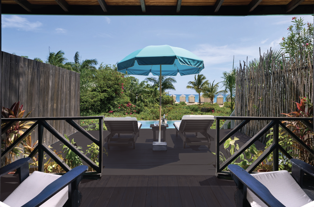 Keyonna Beach Plunge Pool Cottage View 5